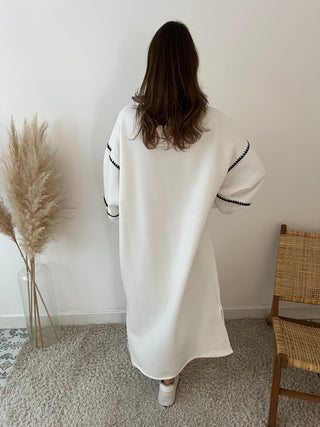 White Mia sweater dress