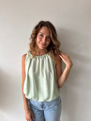 Mint summer top