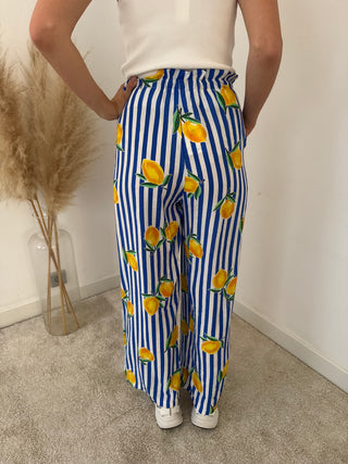 Lemons striped pants