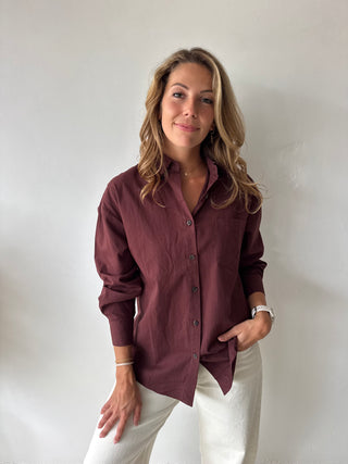 Classic burgundy shirt