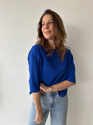 Soft cobalt t-shirt