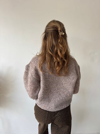 Taupe autumn knit