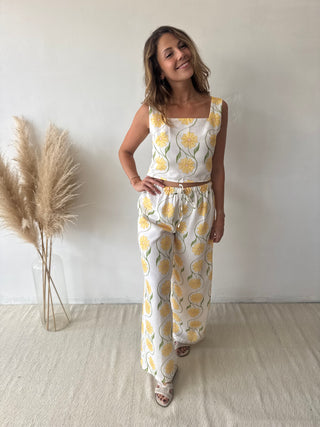 Yellow flowers summer set