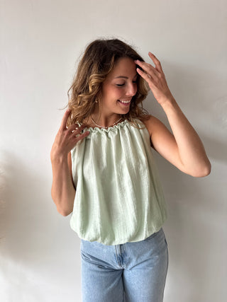 Mint summer top