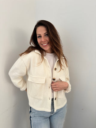 White spring jacket