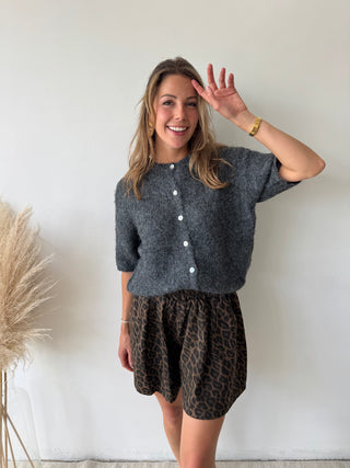 Leopard autumn short