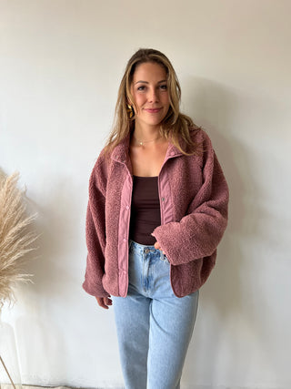 Old pink reversible jacket