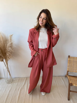 Terracotta blazer