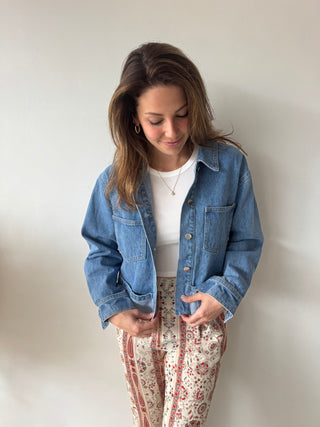 Blue denim jacket