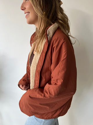 Terracotta reversible jacket