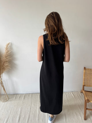 Soft black flowy dress