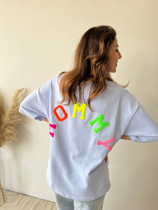 Blue mommy t-shirt