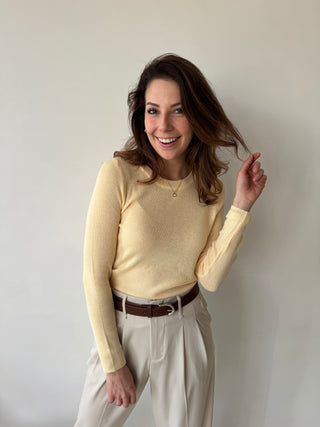Yellow longsleeve top