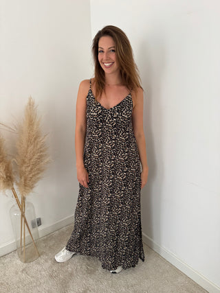 Leopard flowy dress