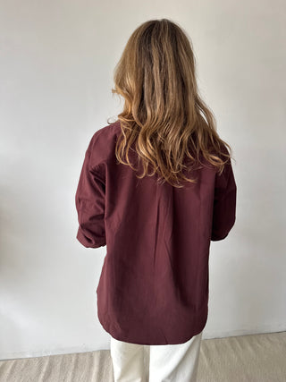 Classic burgundy shirt