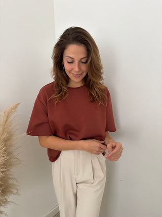 Super soft terracotta t-shirt