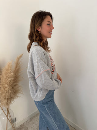 Grey ciao sweater