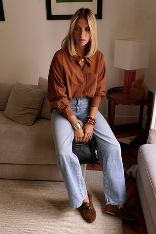 Terracotta blouse