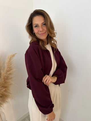 Bordeaux bomberjacket