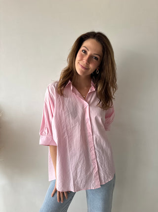 Pink summer blouse