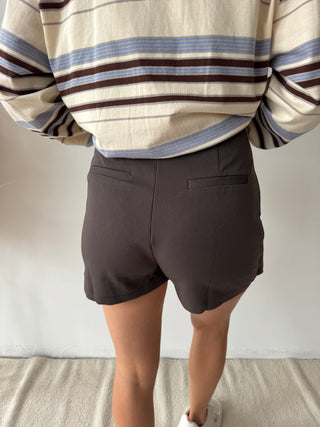 Brown skort