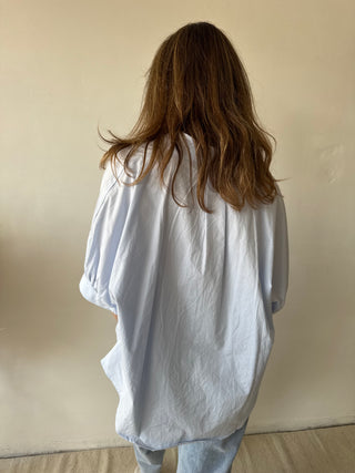 Blue summer blouse