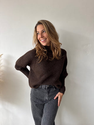 Soft brown knit