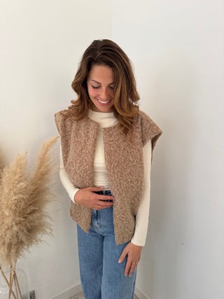 Camel fall gilet