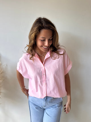 Be happy pink shirt