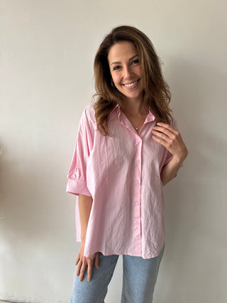 Pink summer blouse