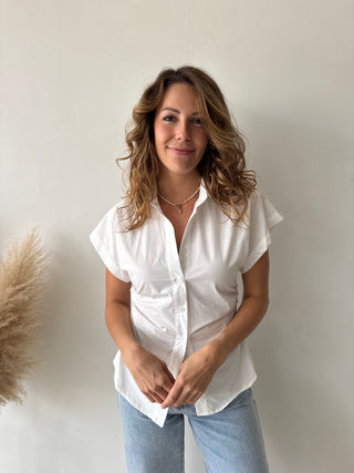 White centered blouse