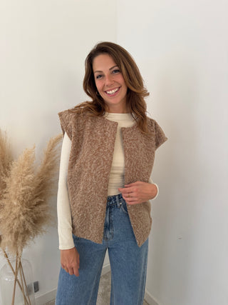 Camel fall gilet