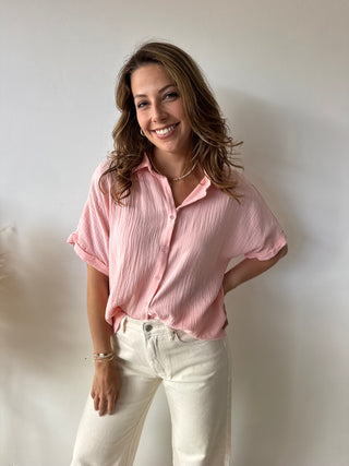 Light pink tetra blouse