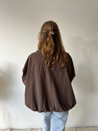 Brown lightweight jacket