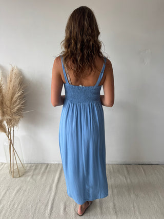 Light blue midi dress