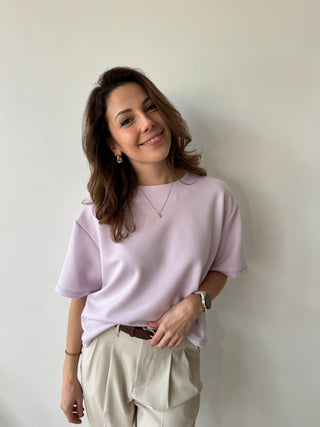 Super soft lila t-shirt