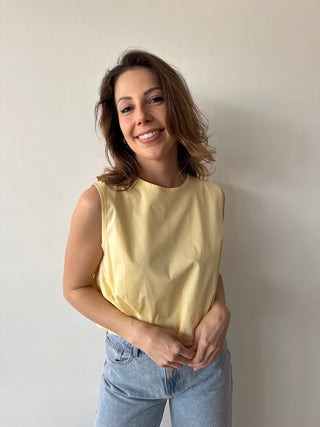 Yellow summer top