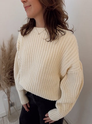 Cosy crème knit