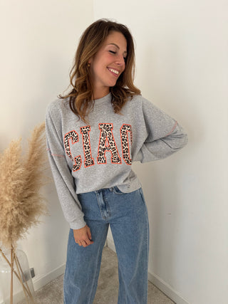 Grey ciao sweater