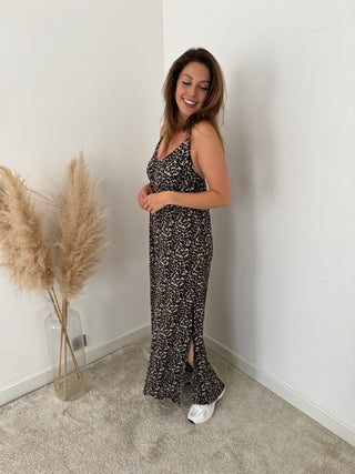 Leopard flowy dress