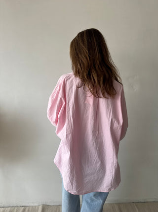 Pink summer blouse