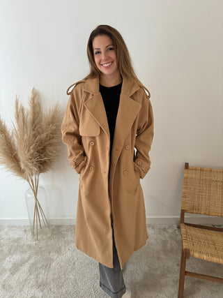 Camel classic coat