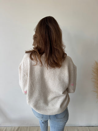 Pink hearts soft knit