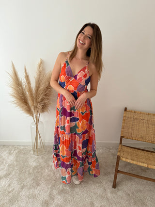 Colorful maxi dress