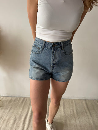 Denim stars shorts