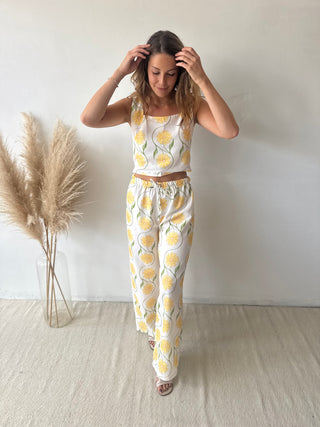Yellow flowers summer set