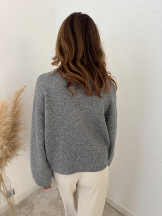 Simple soft grey knit