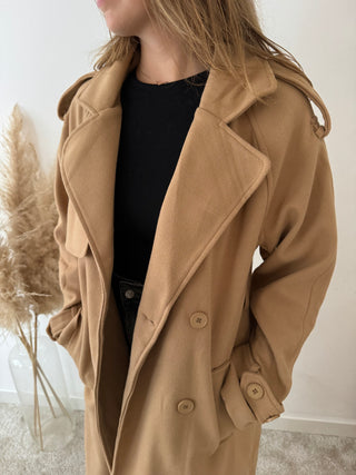 Camel classic coat