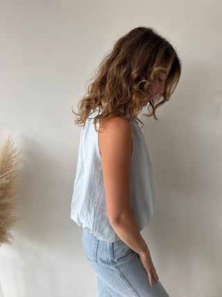 Blue summer top