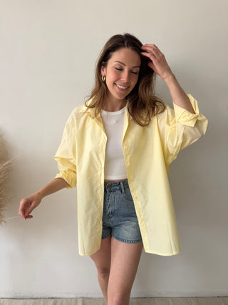 Yellow let me shine shirt